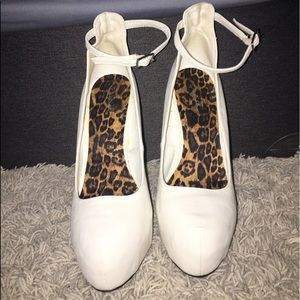 White heels from Ds&W!